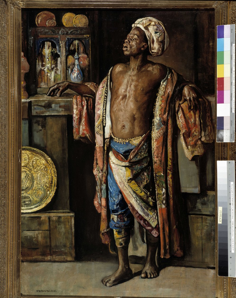 Starožitník. Obraz Gyuly Tornai (1861-1928). základní vzhled Porovence, Marseille od Gyula Tornai