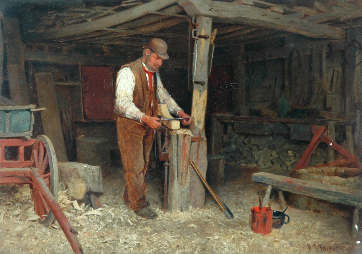 Kolář, kolem roku 1900 od H. Stuck