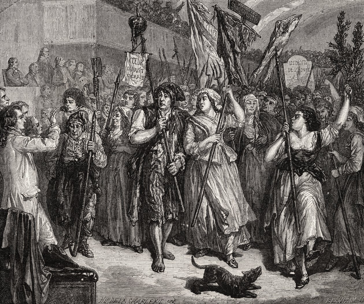 Invaze sněmu, 20. června 1792 od H. de la Charlerie