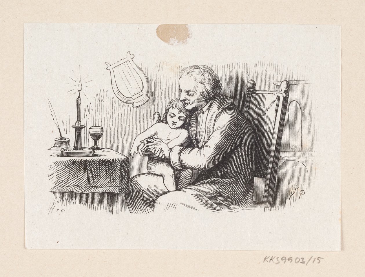 Ilustrace pro "The Naughty Boy" v H.C. Andersen, "Pohádky a příběhy", svazek 1 od H.P. Hansen