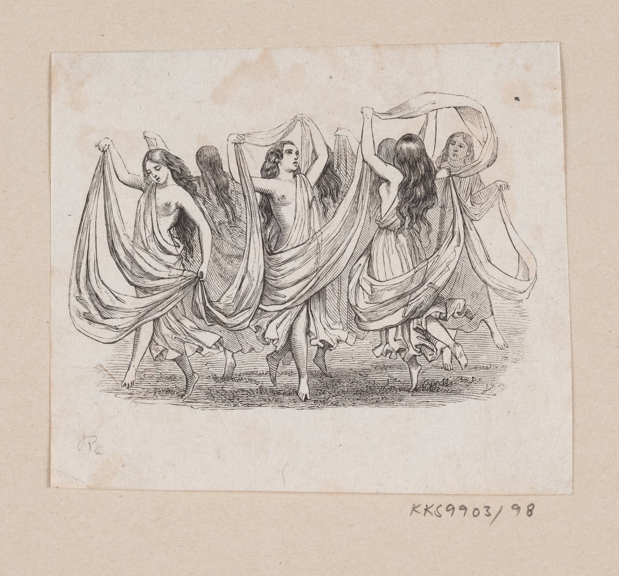 Ilustrace pro "Elverhøi" v H.C. Andersen, "Pohádky a příběhy", svazek 2 od H.P. Hansen