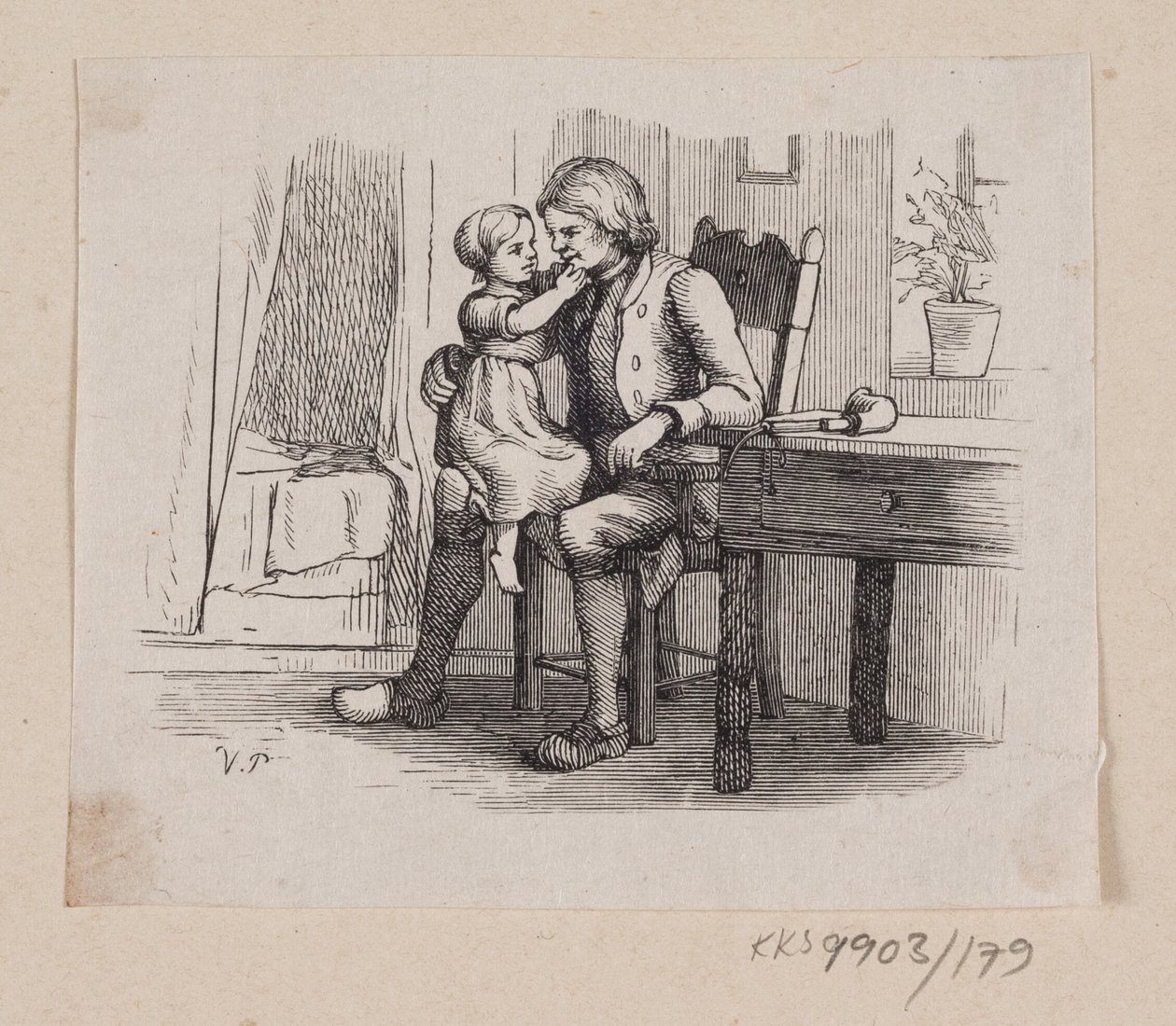 Ilustrace pro "Ib a malá Christine" v H.C. Andersen, "Pohádky a příběhy", svazek 2 od H.P. Hansen