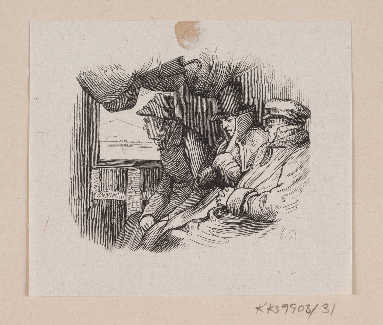 Ilustrace pro "Lykkens Kalosker" v H.C. Andersen, "Pohádky a příběhy", svazek 1 od H.P. Hansen