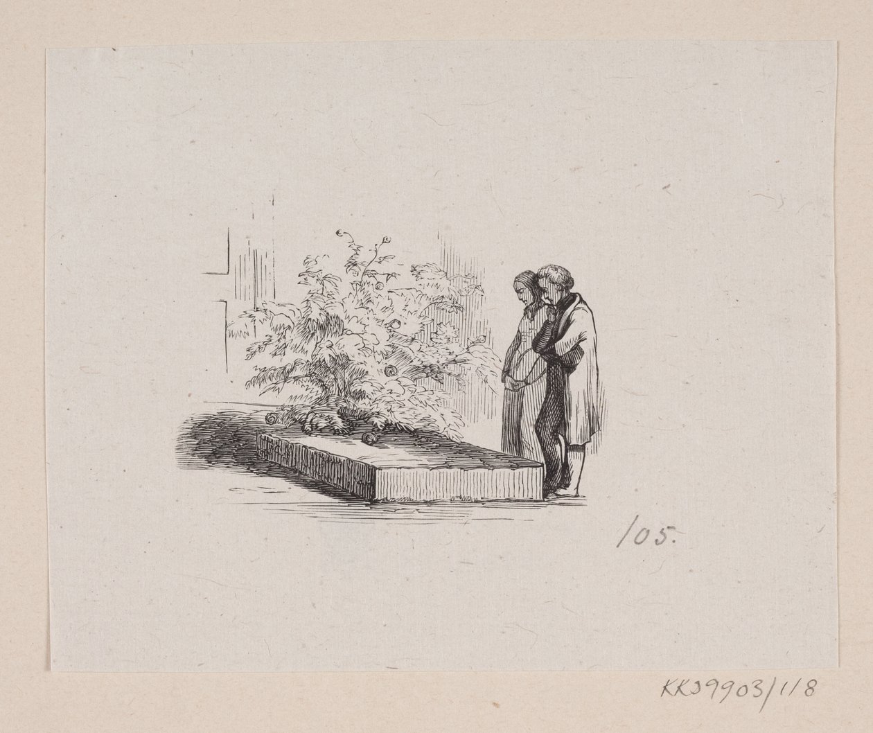Ilustrace pro "Neighboring Families" v H.C. Andersen, "Pohádky a příběhy", svazek 2 od H.P. Hansen