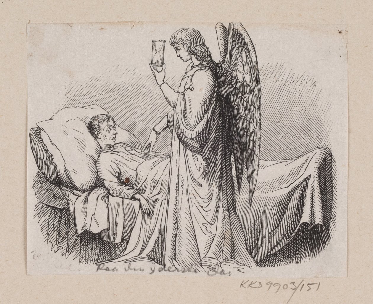 Ilustrace pro "On the last day" v H.C. Andersen, "Pohádky a příběhy", svazek 2 od H.P. Hansen