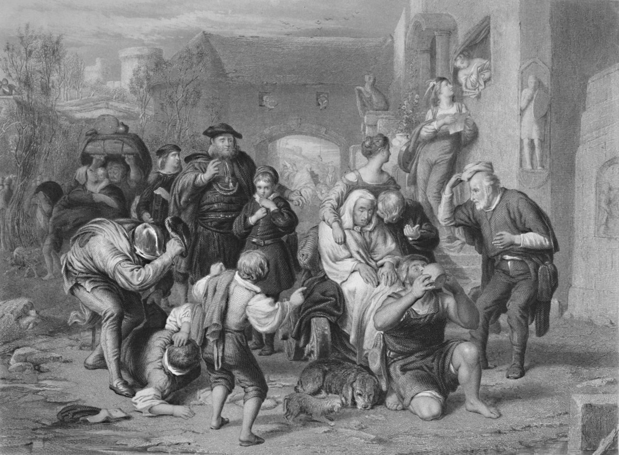 Sedm věků člověka, jak se vám líbí, c1870 od H. Bourne