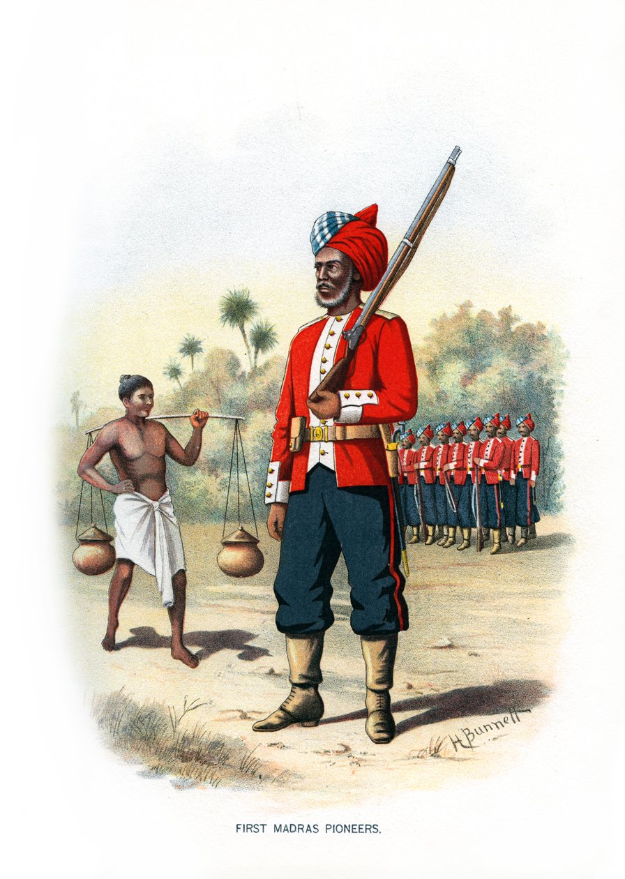 První Madras Pioneers, c1890. od H. Bunnett