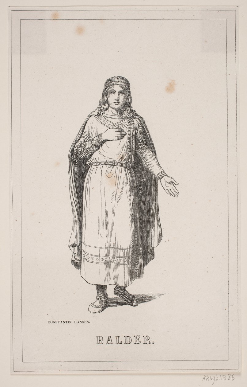 Hýždě. Ilustrace k Fabriciusovým dějinám Dánska 1, 119. od H. C. Henneberg