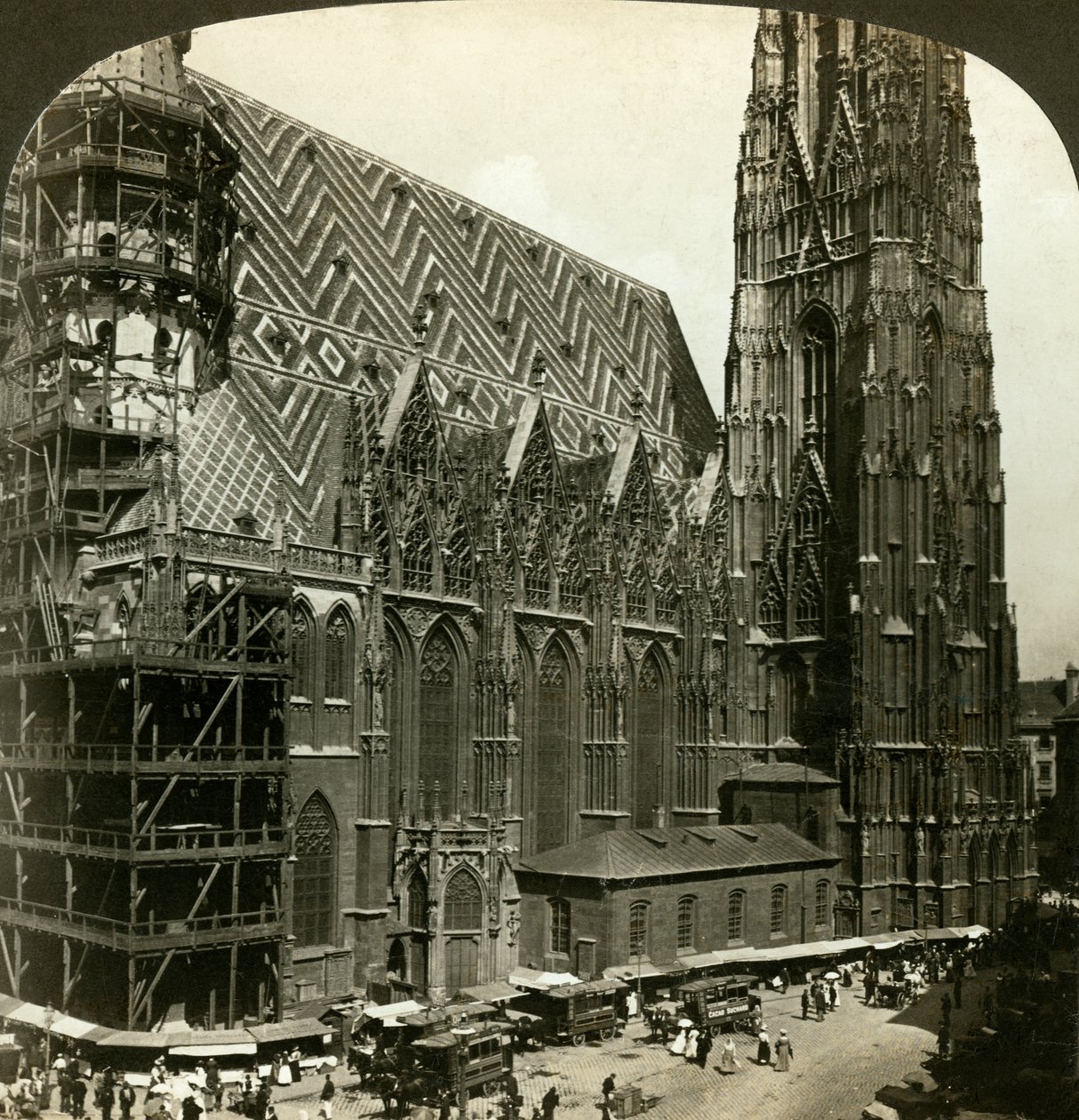 Katedrála svatého Štěpána Stephansdoma, Vídeň, Rakousko. od H. C. White
