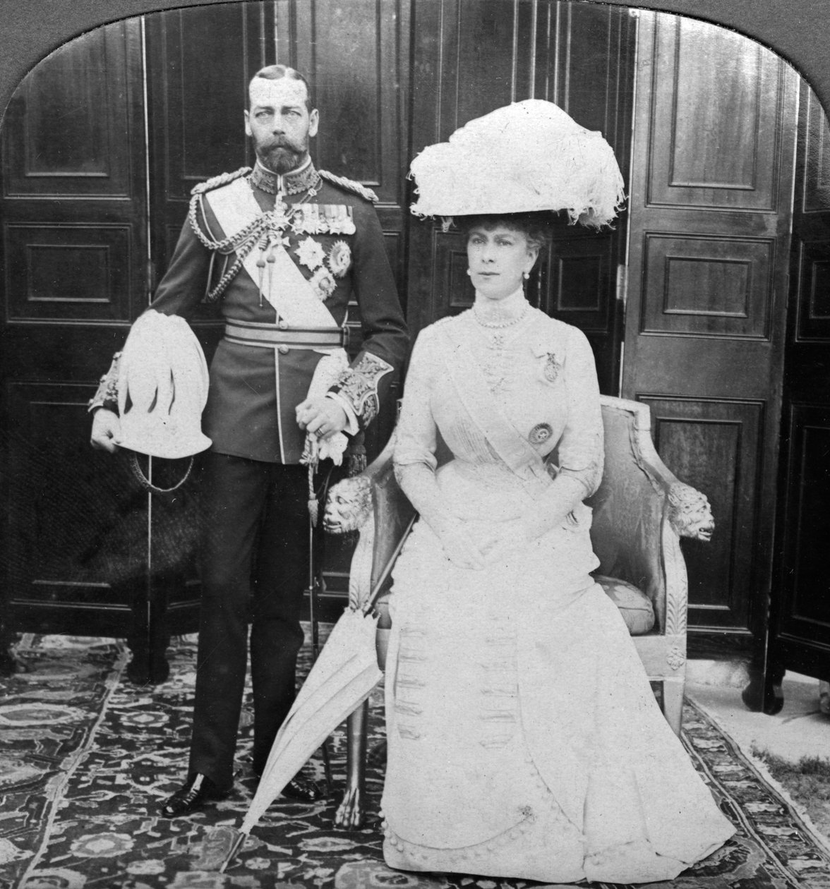 King George V 1865-1935 a Queen Mary 1867-1953, začátek 20. století. od H. D. Girdwood