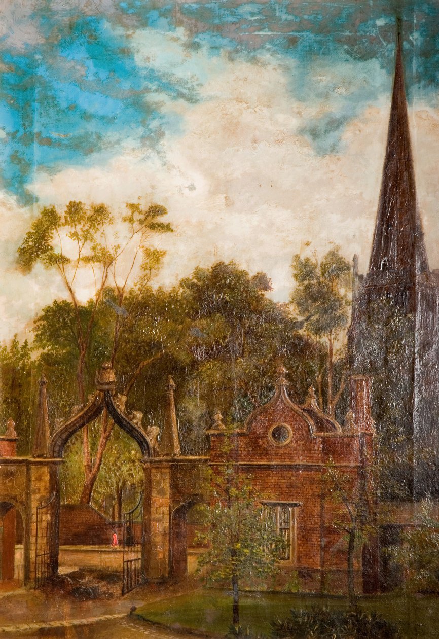 Tudor Gateway, Aston Hall, 1895. od H E Pountney
