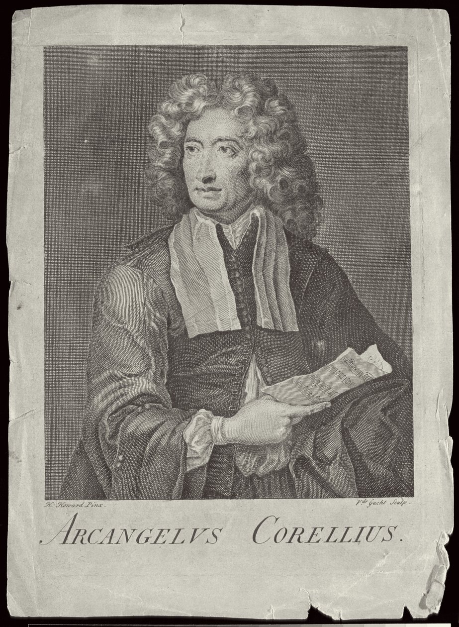 Arcangelo Corelli (1653-1713) ryl Van der Gucht od H. Howard