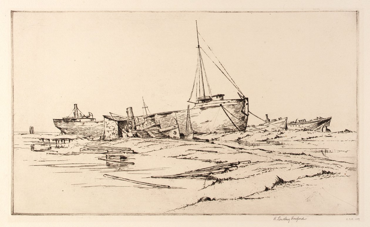 Námořní hřbitov, Port Arthur od H. Lindley Hosford