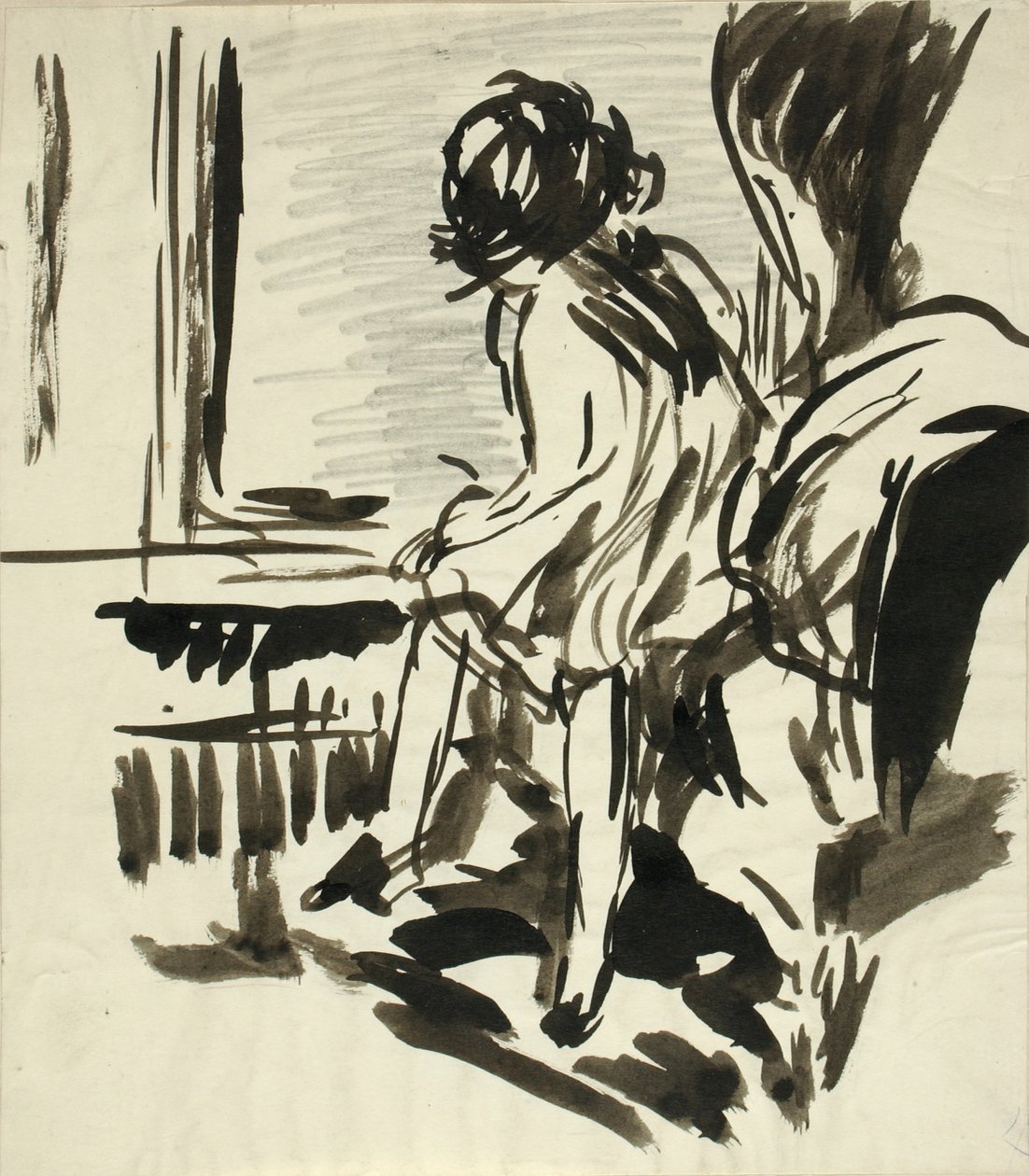 (Přístavní scéna) od H. Lyman Sayen