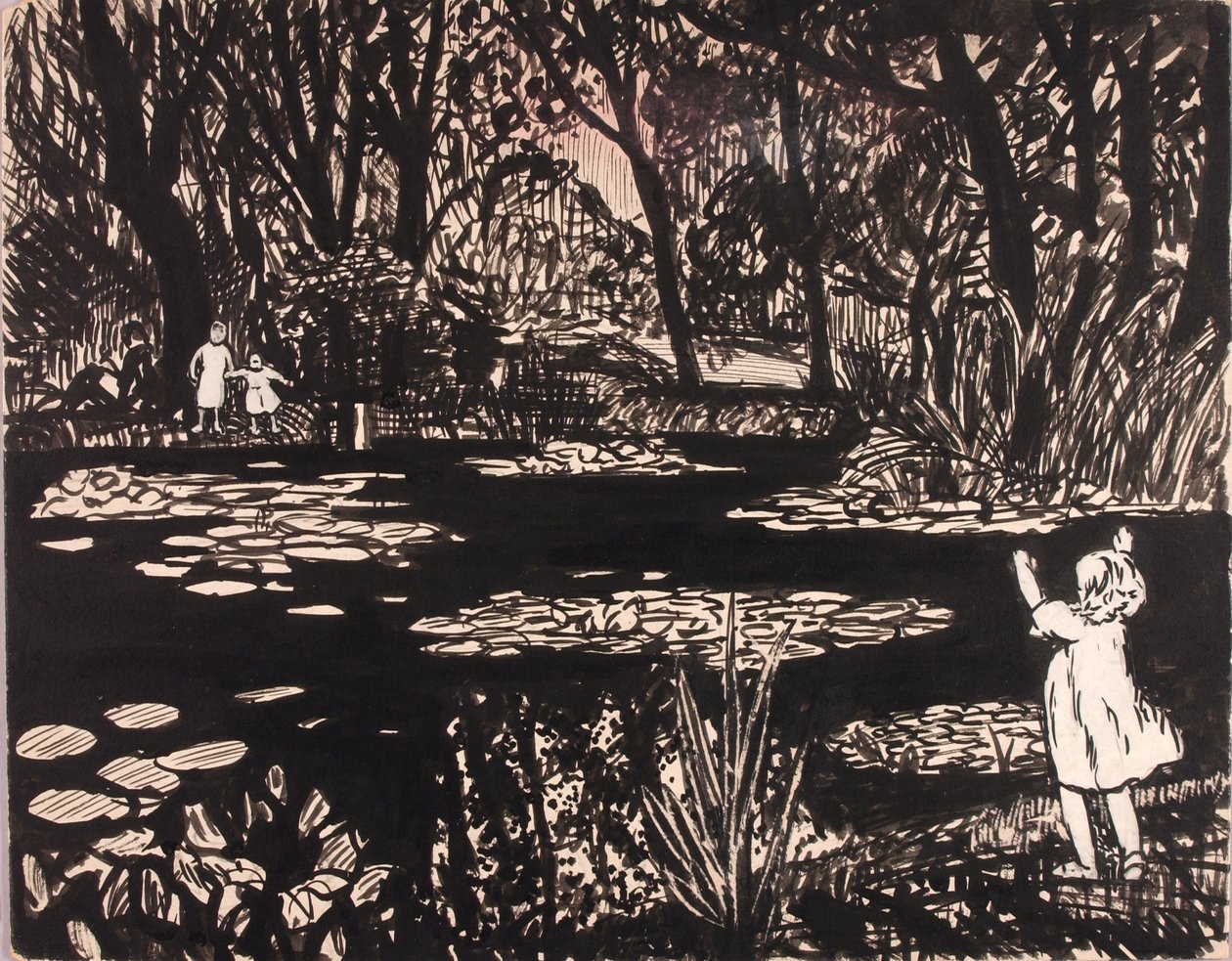Bez názvu (Lily Pond) od H. Lyman Sayen