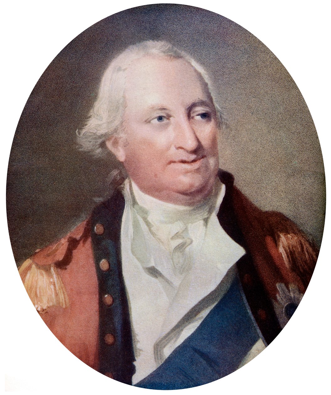Charles Cornwallis, 1. Marquess Cornwallis, anglický vojenský velitel, konec 18. století, c1920. od H Ogborne