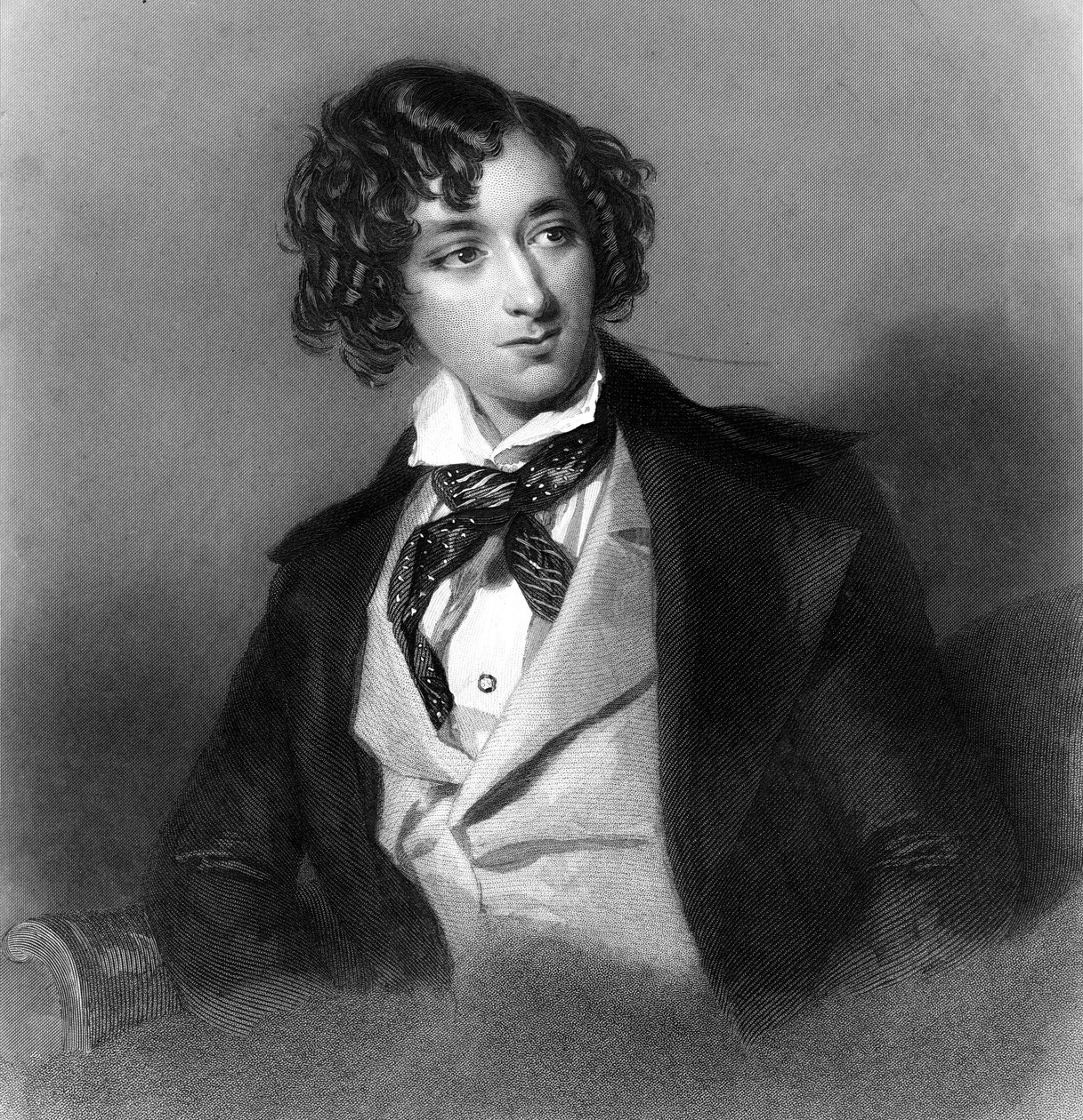 Benjamin Disraeli, britský konzervativní státník a spisovatel 19. století. od H. Robinson