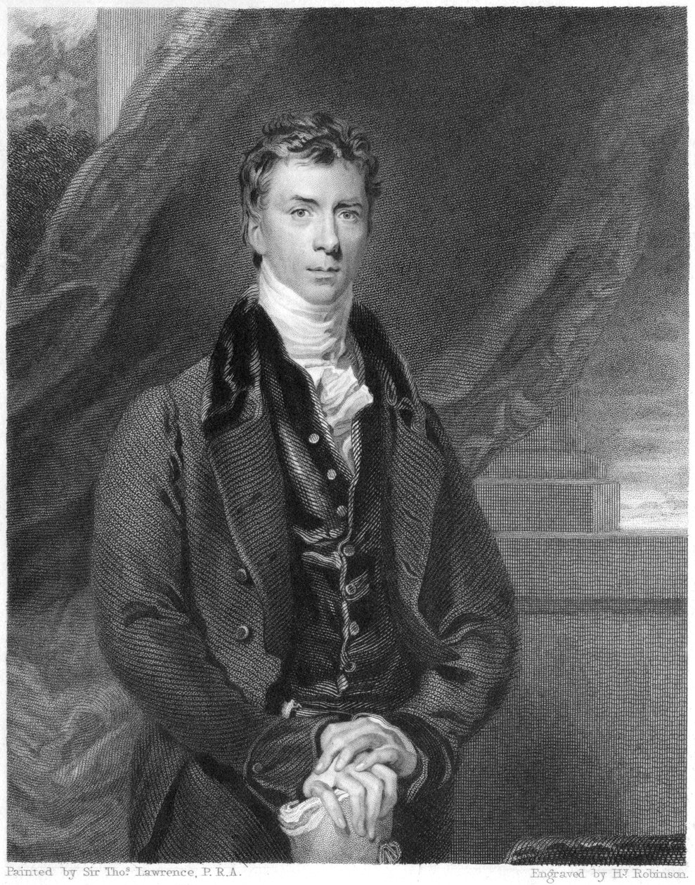 Henry Peter Brougham, 1. baron Brougham a Vaux, skotský právník a politik, 1833 od H. Robinson