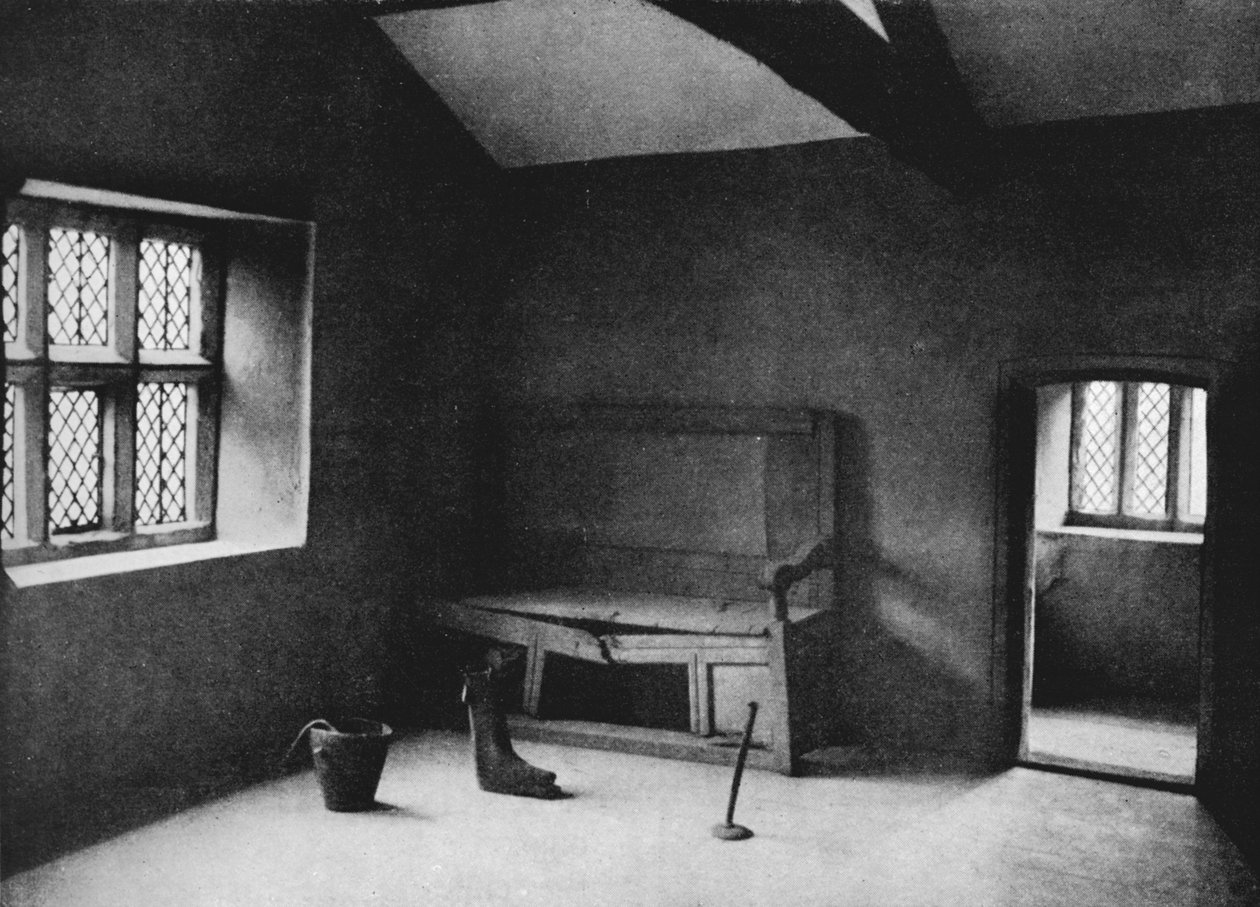 Interiér pokoje Robins Hoods, c1910, 1912 od H. Robinson