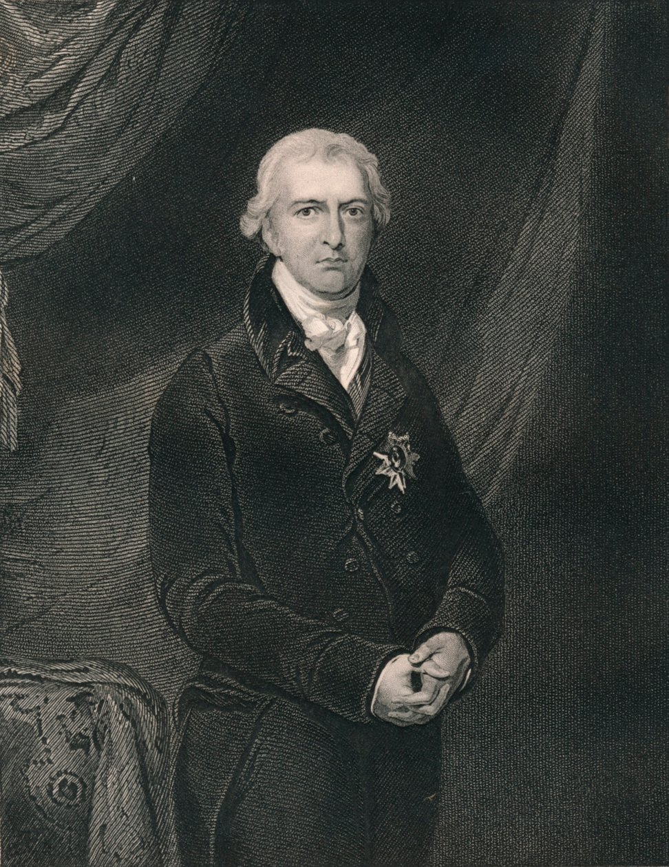 Robert Banks Jenkinson, hrabě z Liverpoolu, c1820, polovina 19. století. od H. Robinson