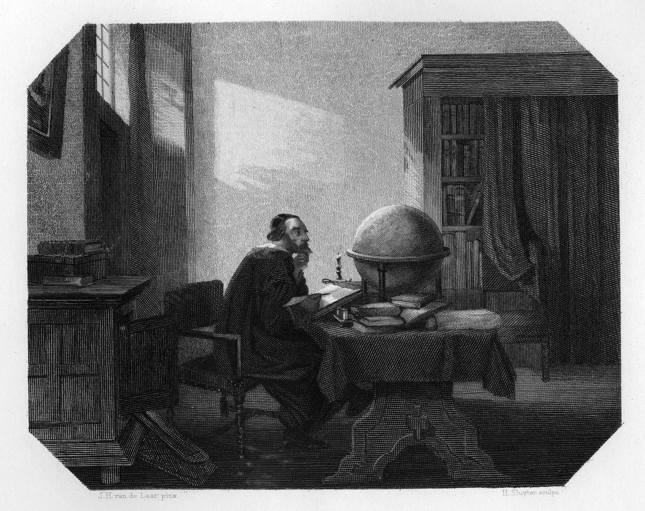 Metius, holandský geometr a astronom, c1870 od H. Sluyter