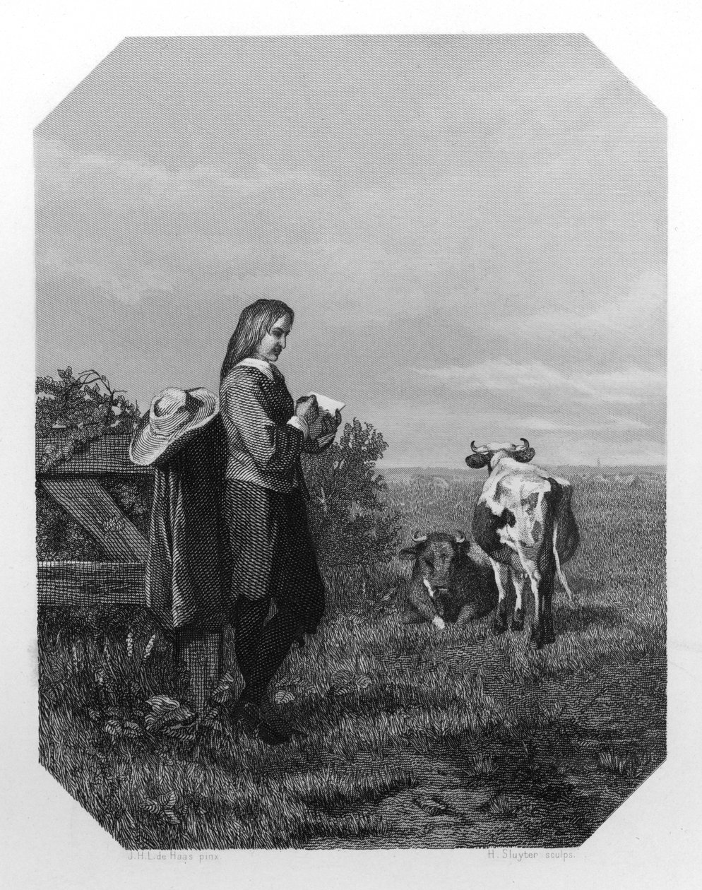 Paulus Potter, holandský malíř 17. století, c1870. od H. Sluyter