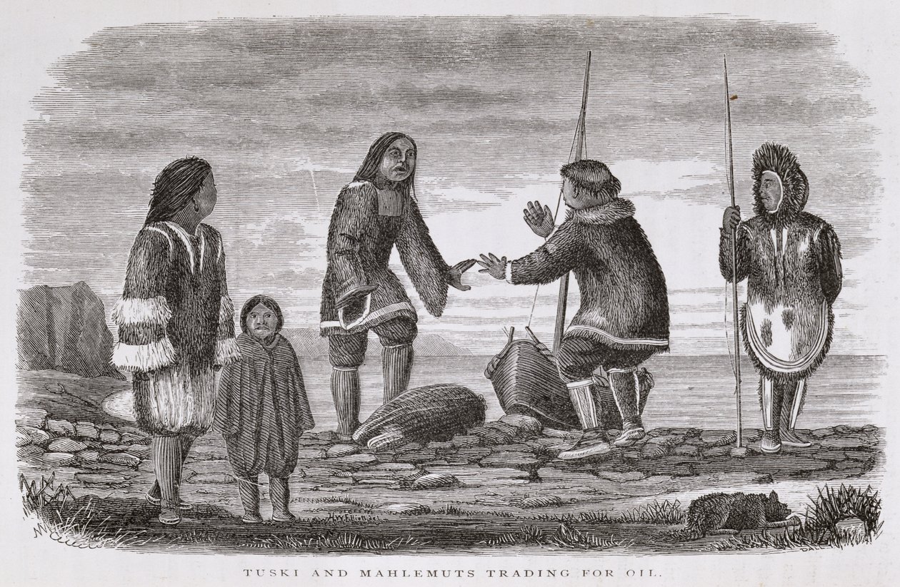 Tuski a Mahlemuts Trading for Oil, from 