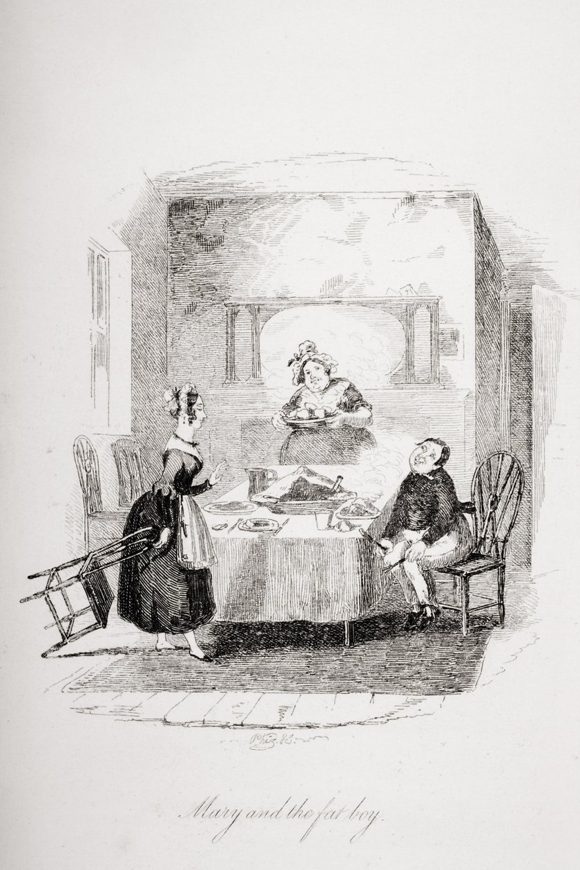 Mary a tlustý chlapec, ilustrace z 