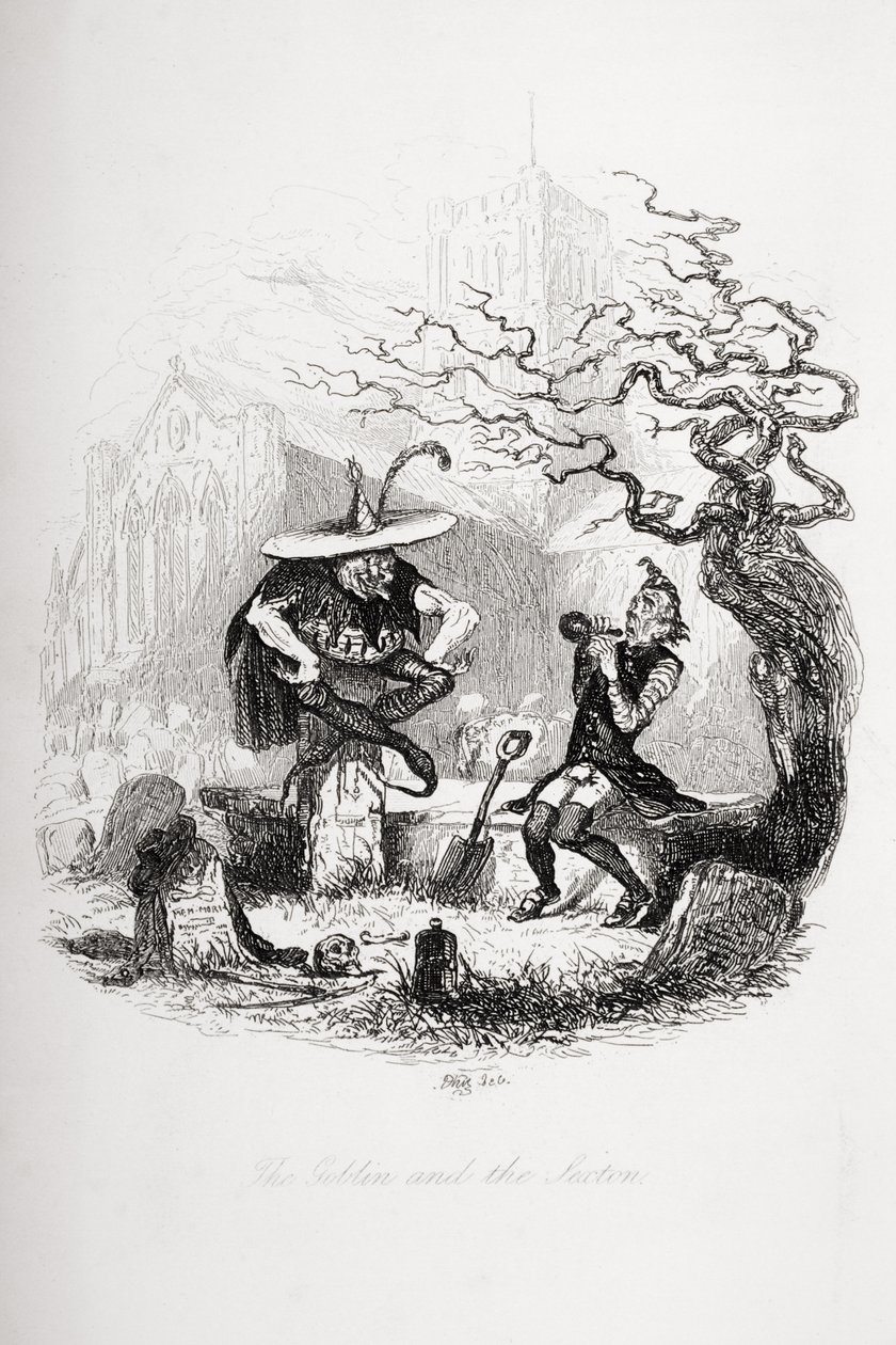 The Goblin and the Sexton, ilustrace z 
