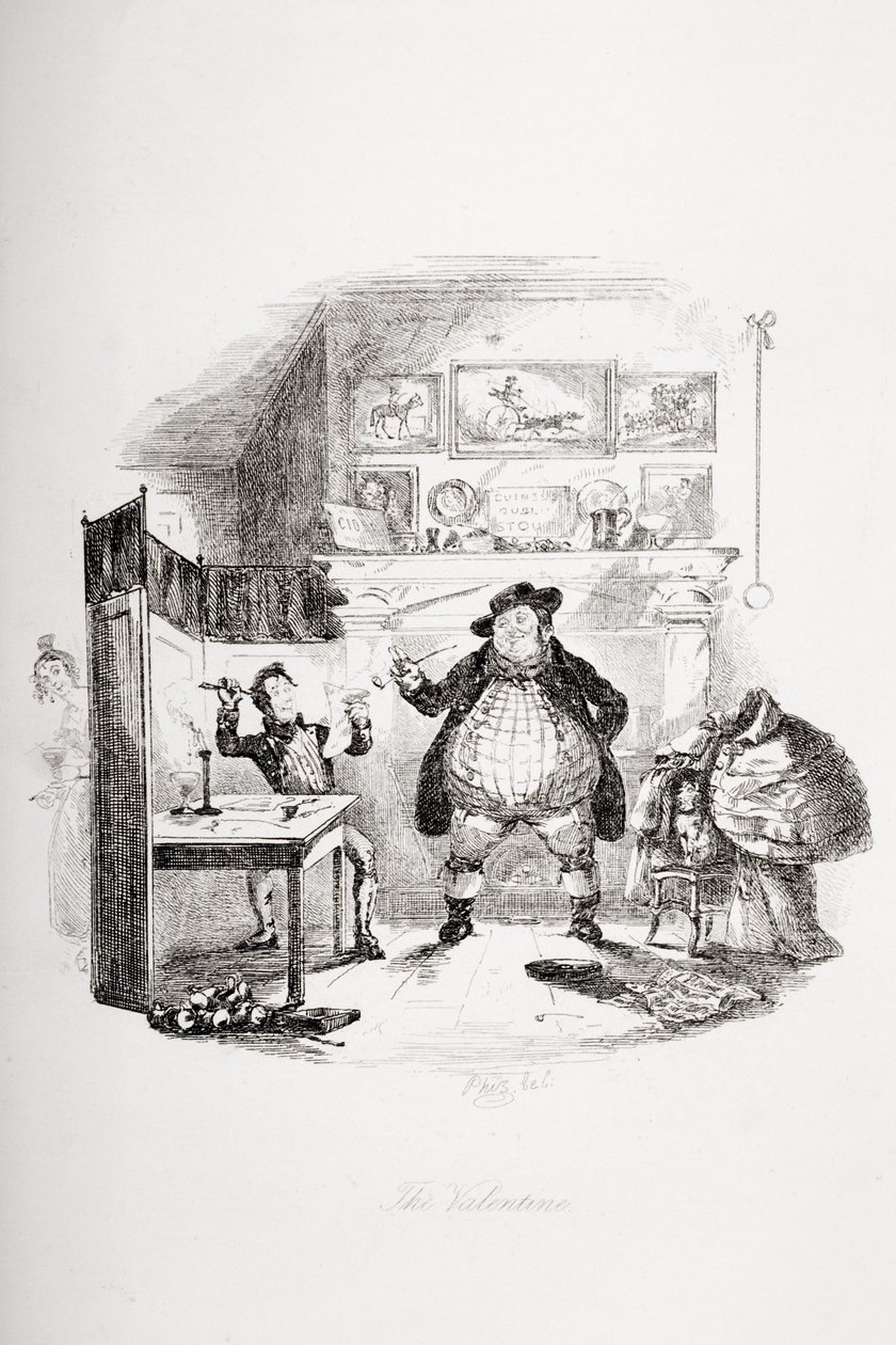 The Valentine, ilustrace z 