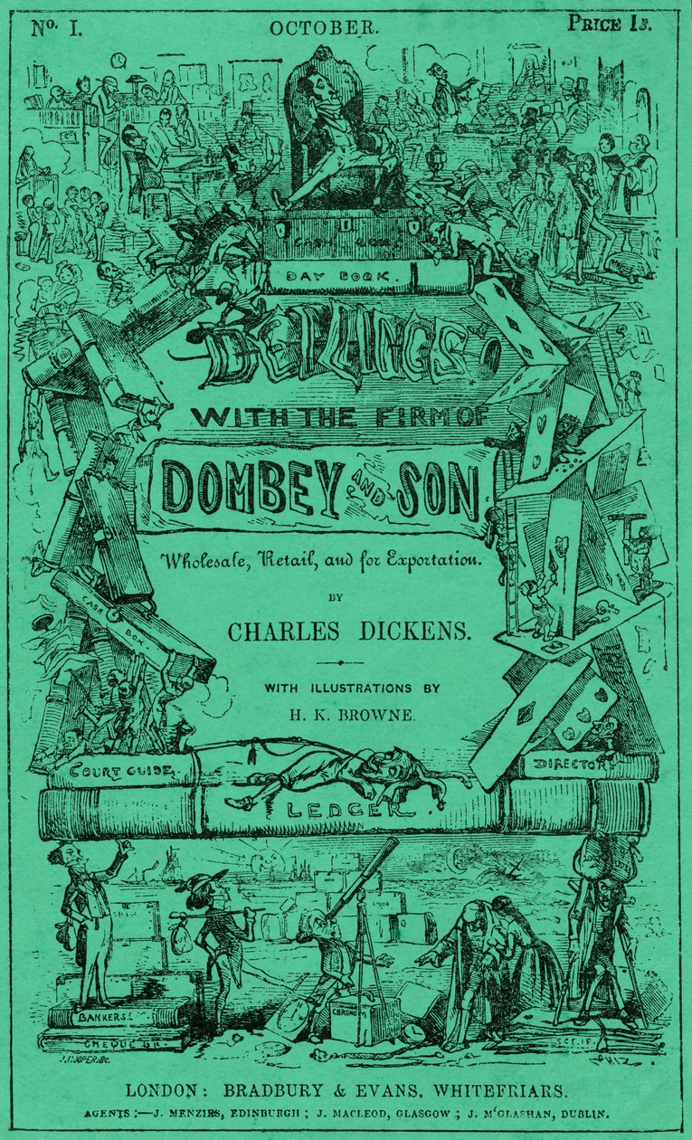 Charles Dickens - Dombey a syn od Hablot Knight Browne