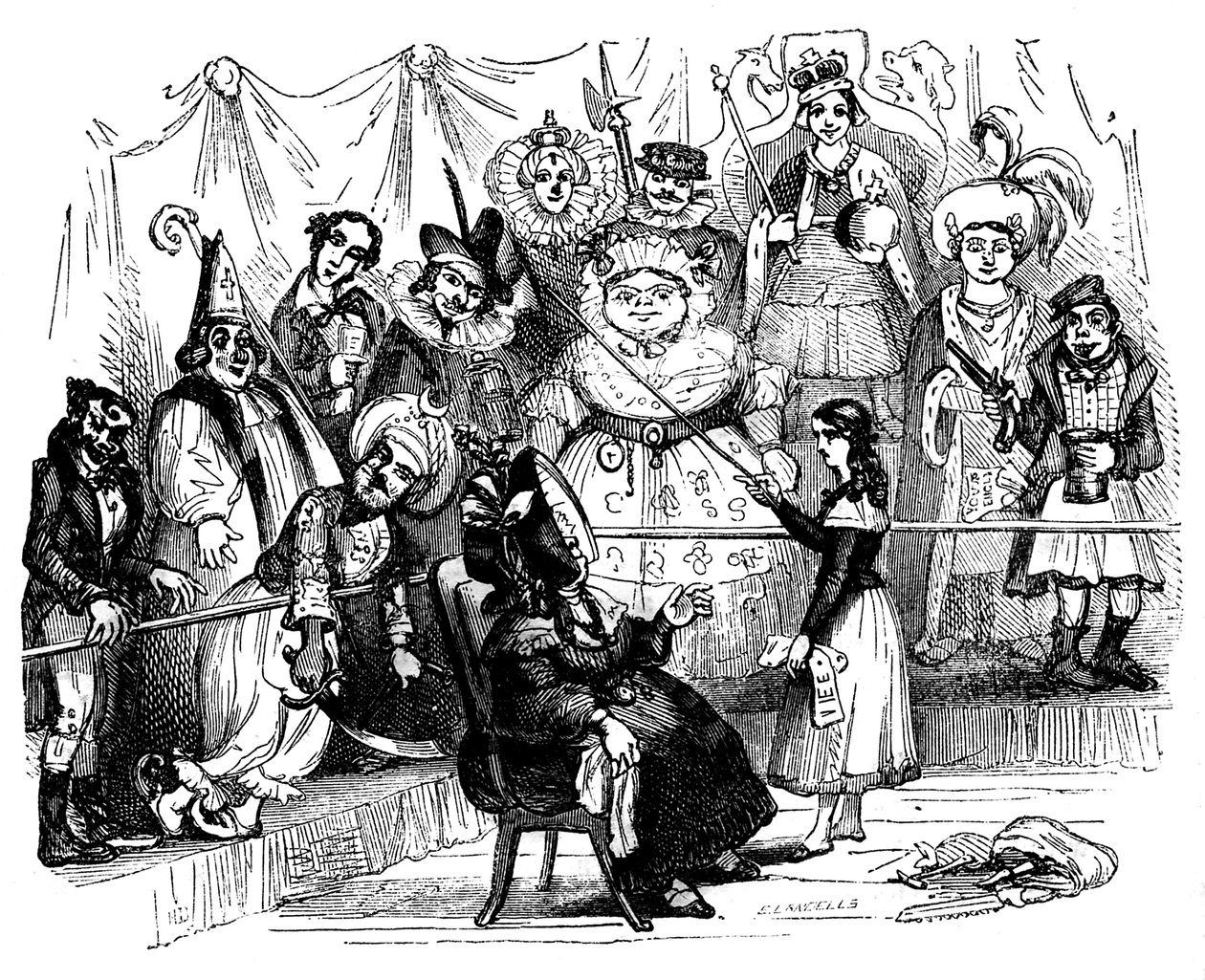 Charles Dickens „The Old Curiosity Shop“ od Hablot Knight Browne