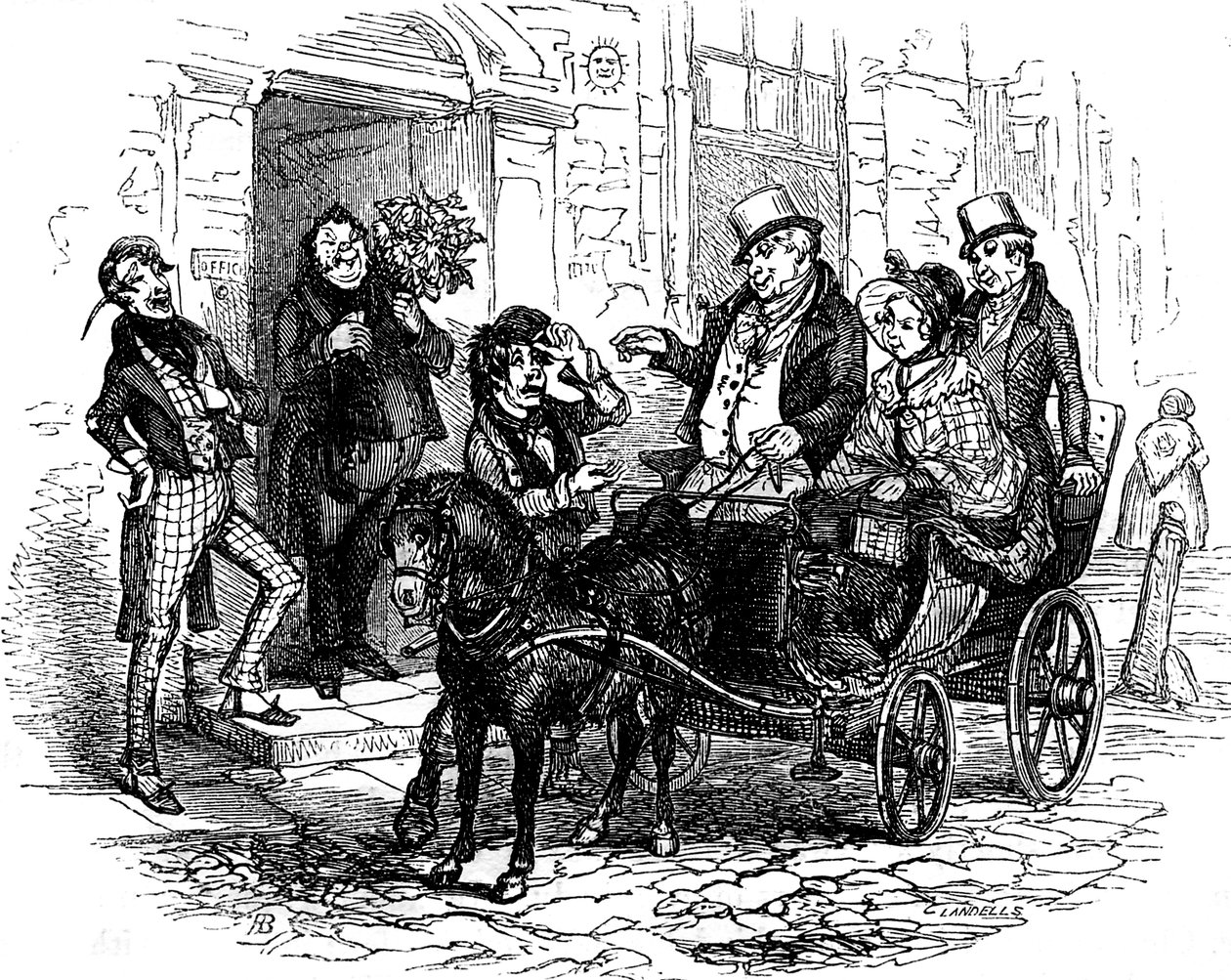 Charles Dickens „The Old Curiosity Shop“ od Hablot Knight Browne