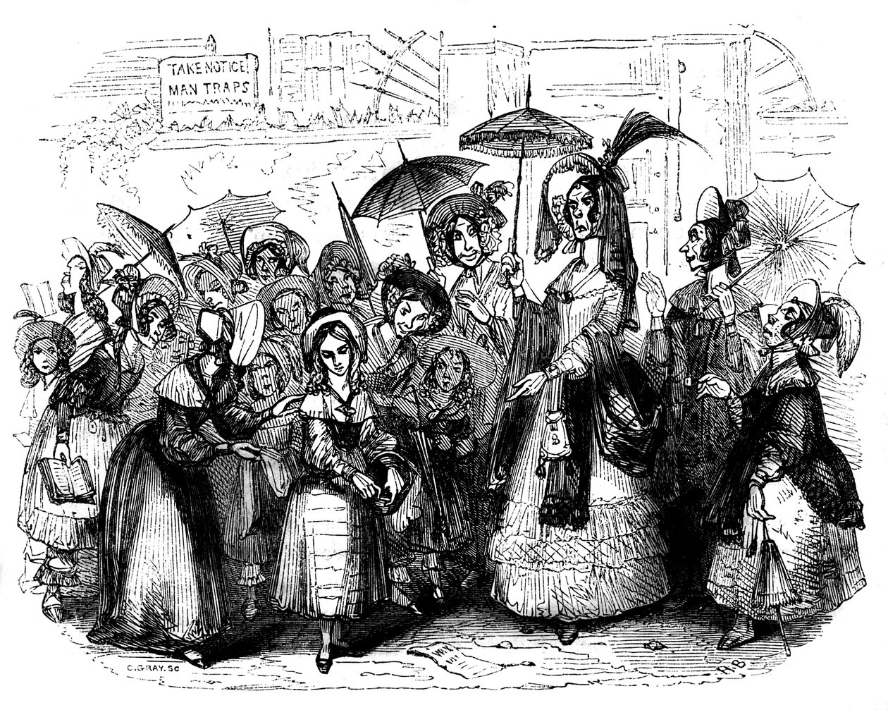 „The Old Curiosity Shop“ od Charlese Dickense od Hablot Knight Browne