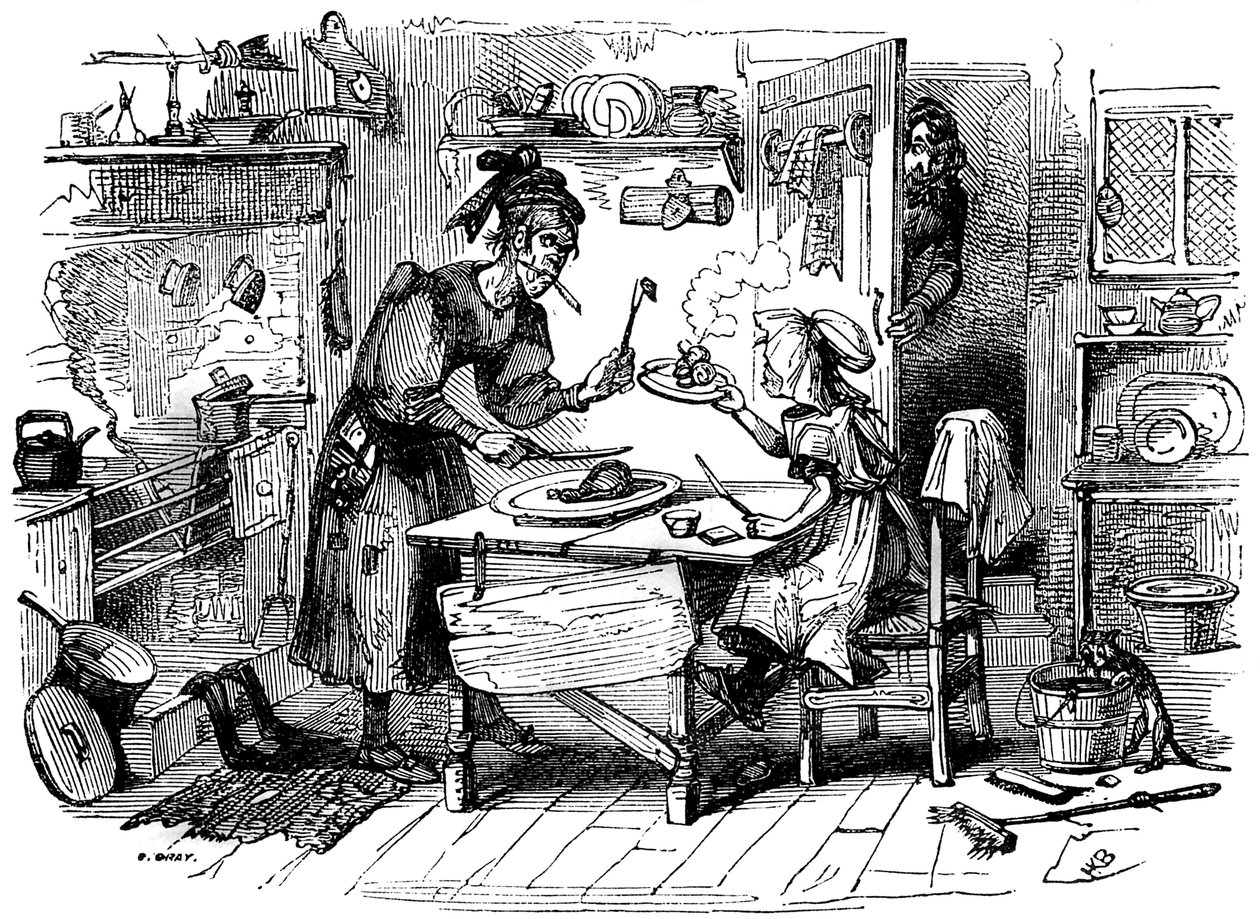 Charles Dickens „The Old Curiosity Shop“ od Hablot Knight Browne