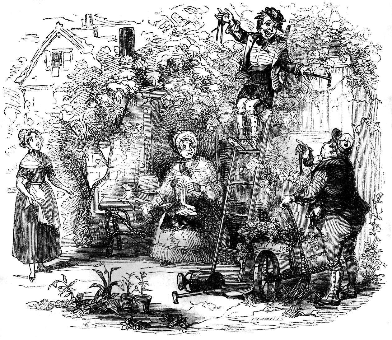 Charles Dickens „The Old Curiosity Shop“ od Hablot Knight Browne