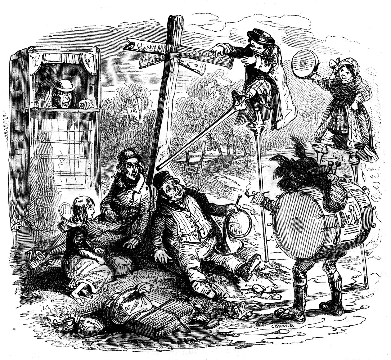 Charles Dickens „The Old Curiosity Shop“ od Hablot Knight Browne