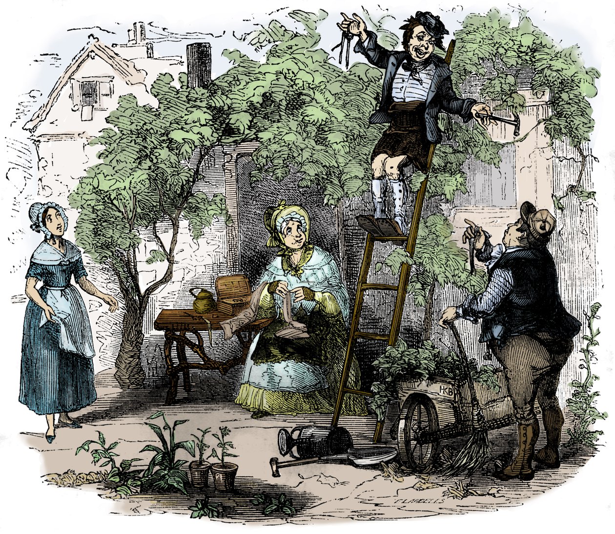 Charles Dickens „The Old Curiosity Shop“ od Hablot Knight Browne