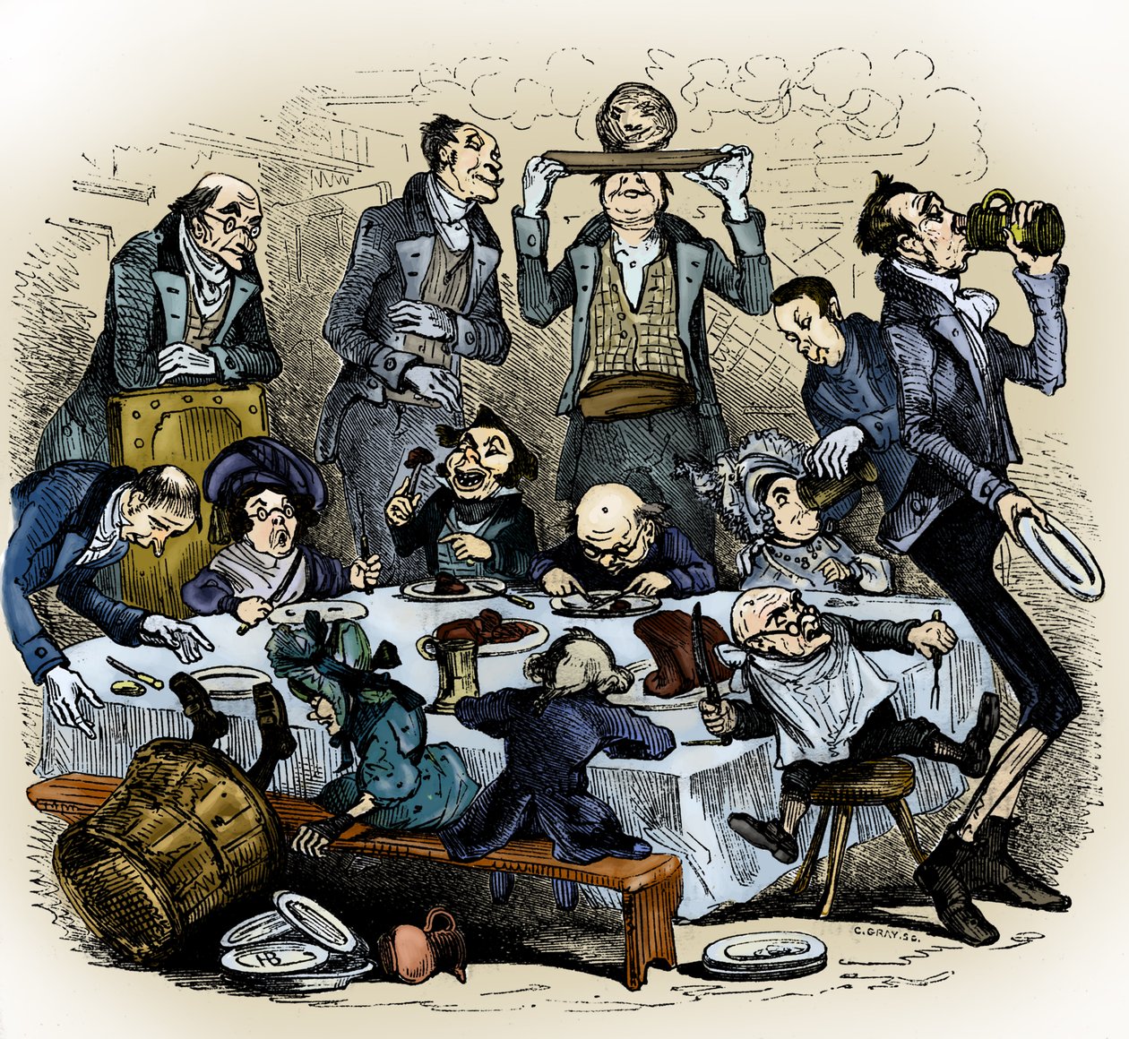 Charles Dickens „The Old Curiosity Shop“ od Hablot Knight Browne