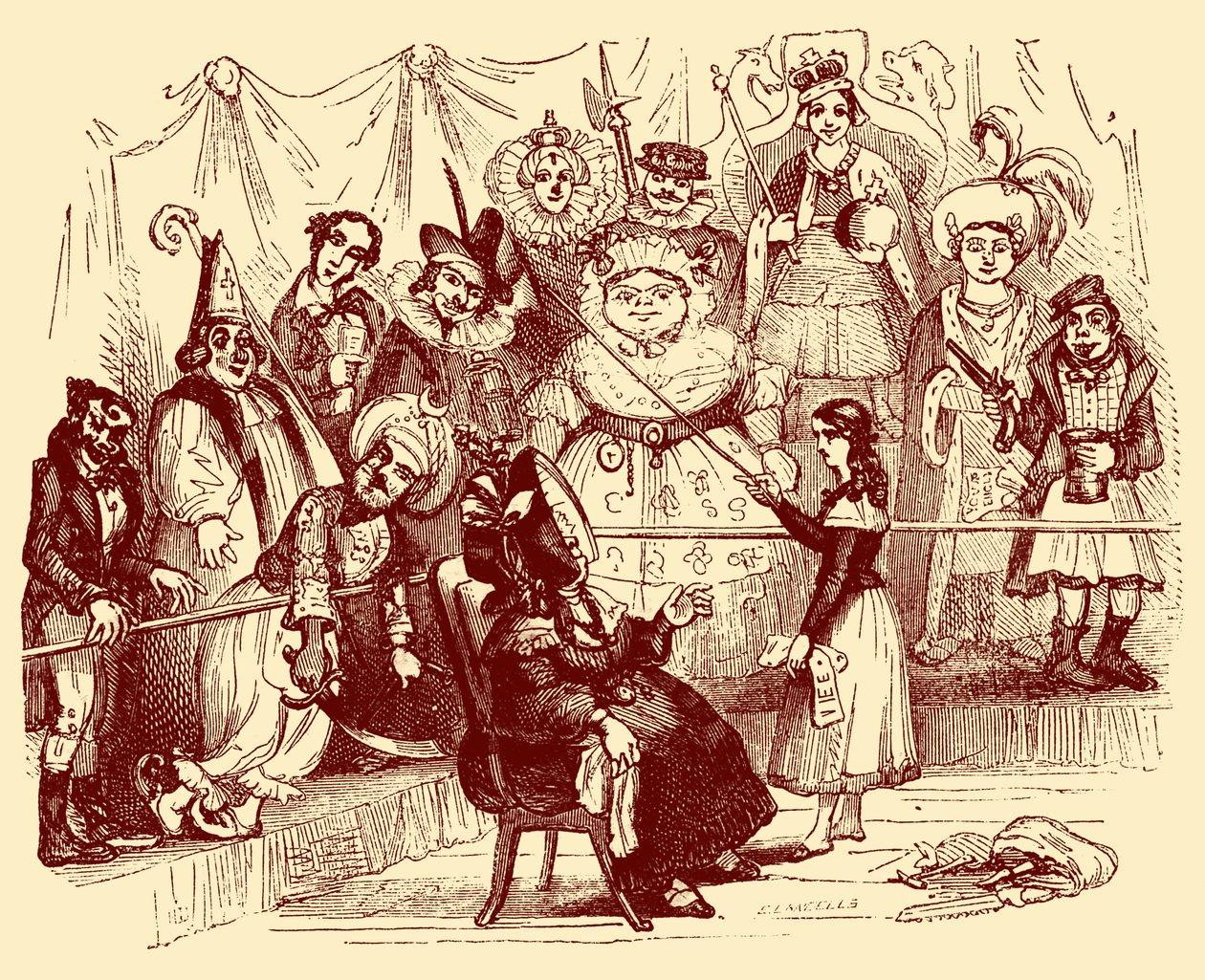 Charles Dickens „The Old Curiosity Shop“ od Hablot Knight Browne