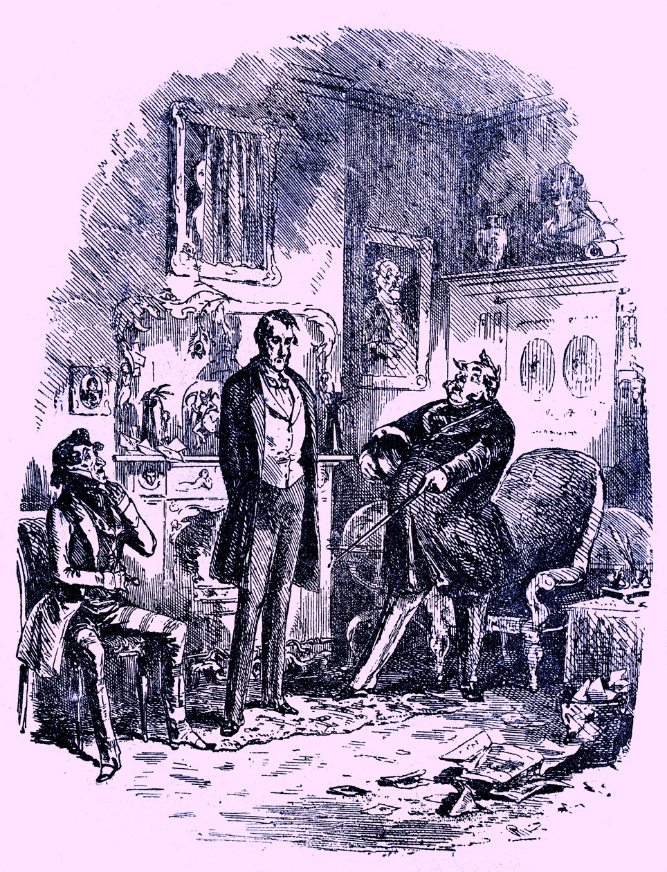 Dombey & Son od Charlese Dickense od Hablot Knight Browne