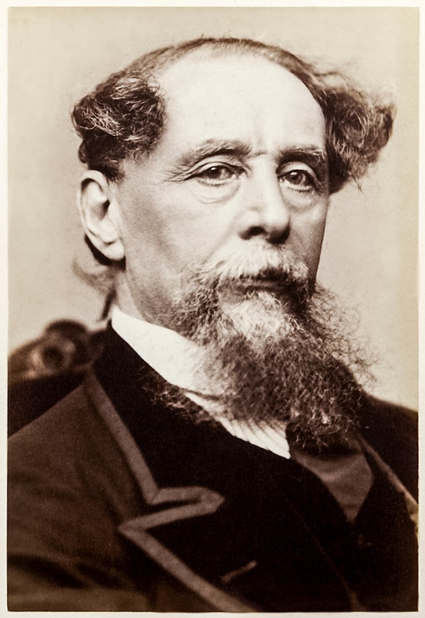 Charles Dickens: anglický spisovatel a populární viktoriánský romanopisec od Hablot Knight Browne