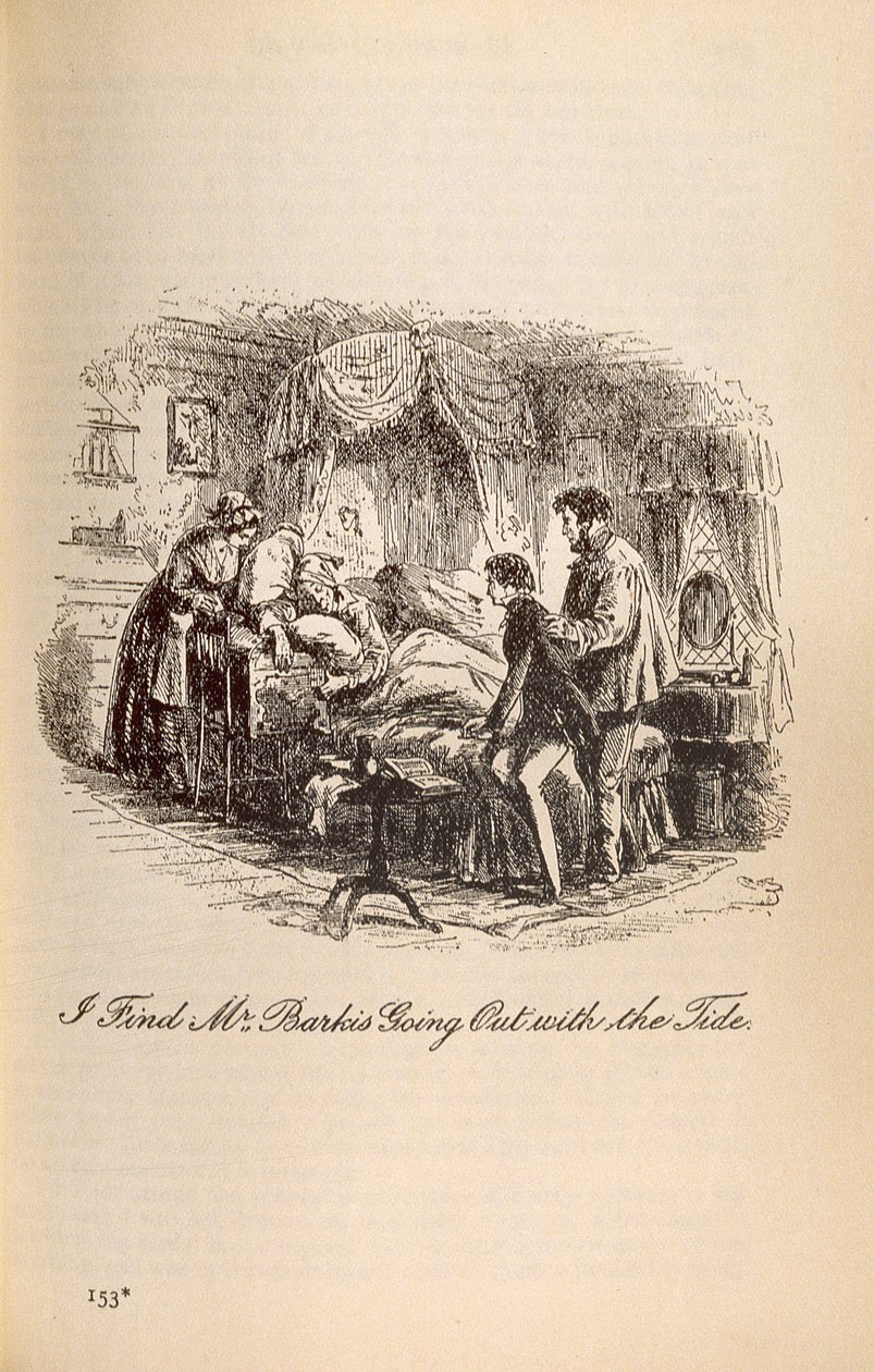 Najdu pana Barkise, jak jde s přílivem, od Davida Copperfielda od Charlese Dickense (1812-70) od Hablot Knight Browne
