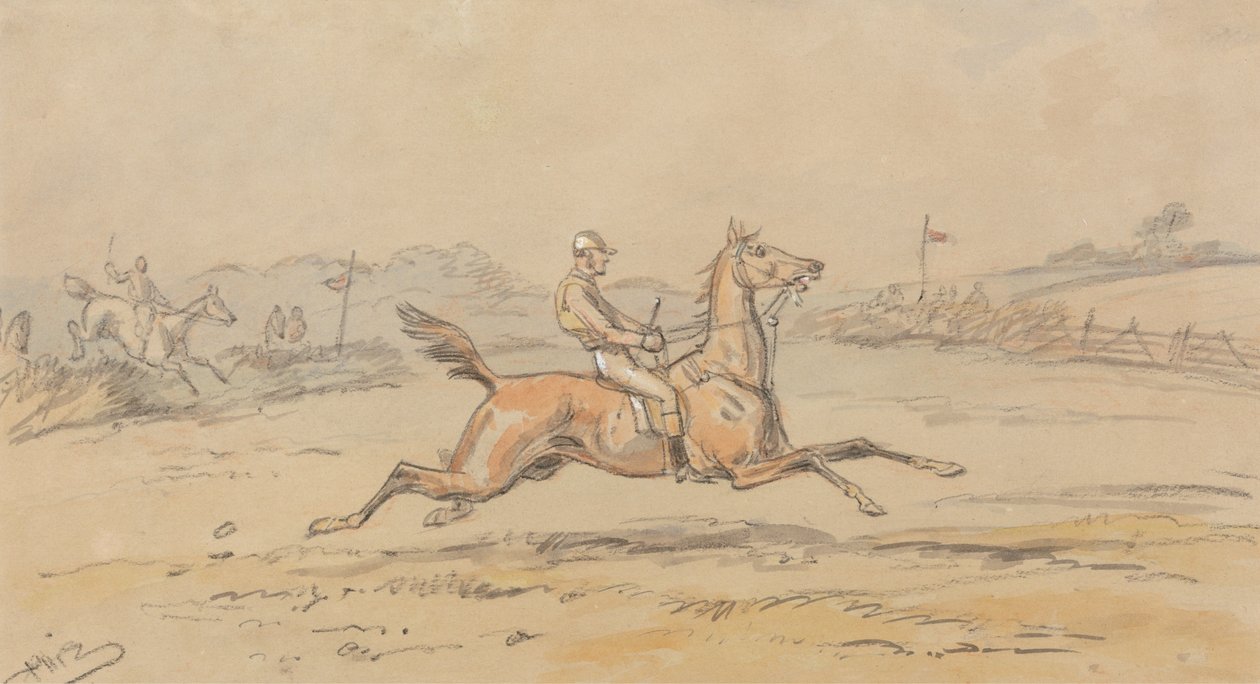 Dostih point-to-point od Hablot Knight Browne