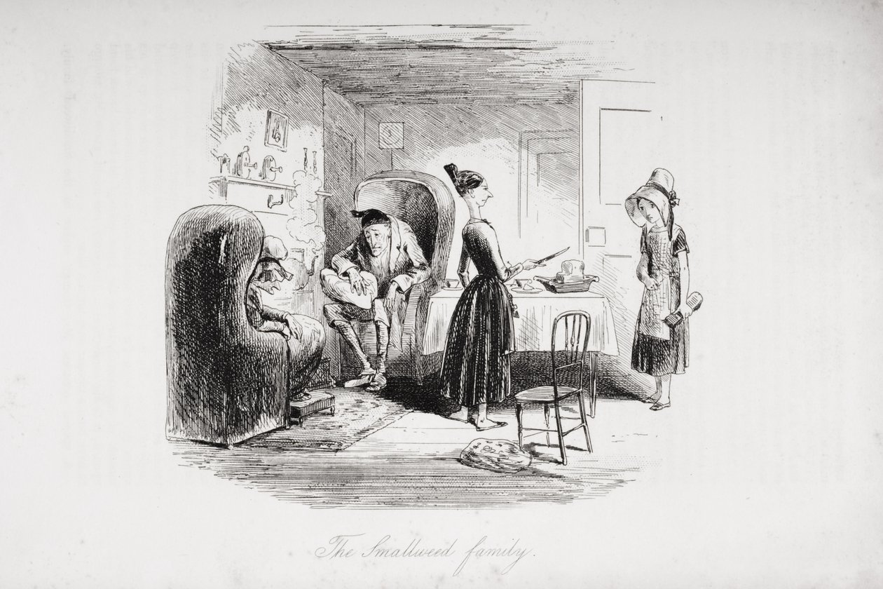 The Smallweed family, ilustrace z 