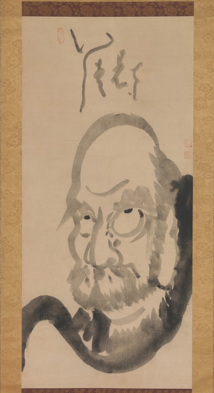 Portrét Daruma, polovina 18. století. od Hakuin Ekaku
