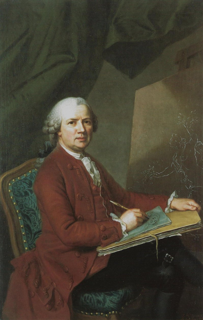 autoportrét od Emanuel Handmann