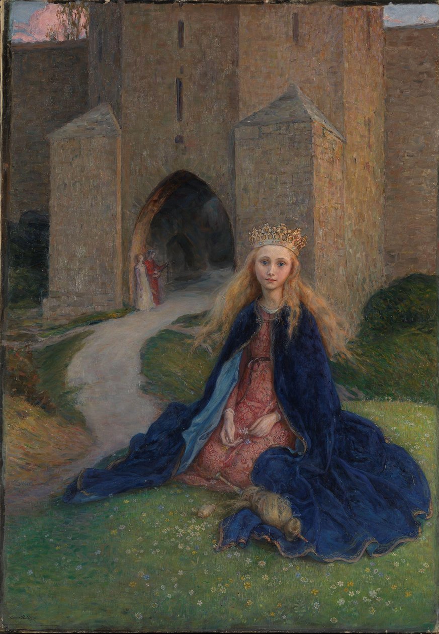 Princezna s vřetenem, 1896 od Hanna Pauli