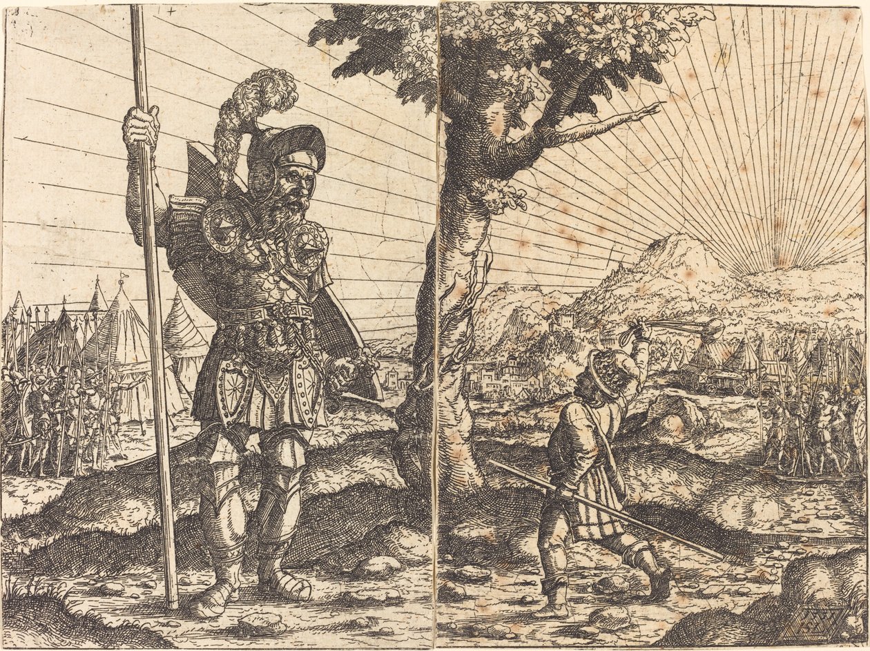 David a Goliáš od Hanns Lautensack