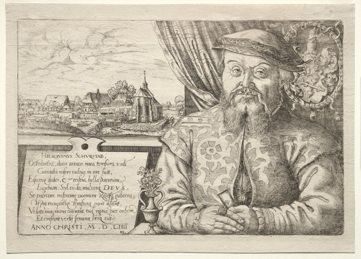Hieronymus Schurstab, starosta Norimberku od Hanns Lautensack